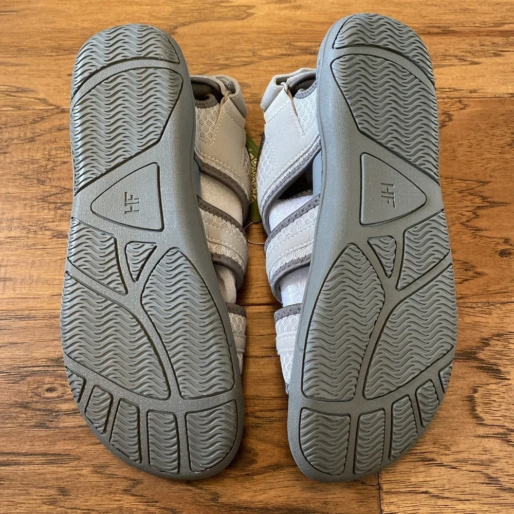 Hike Footwear HF Baresandals II Grey‎ Barefoot Sandals Womens Size 7.5 EU 38.5
